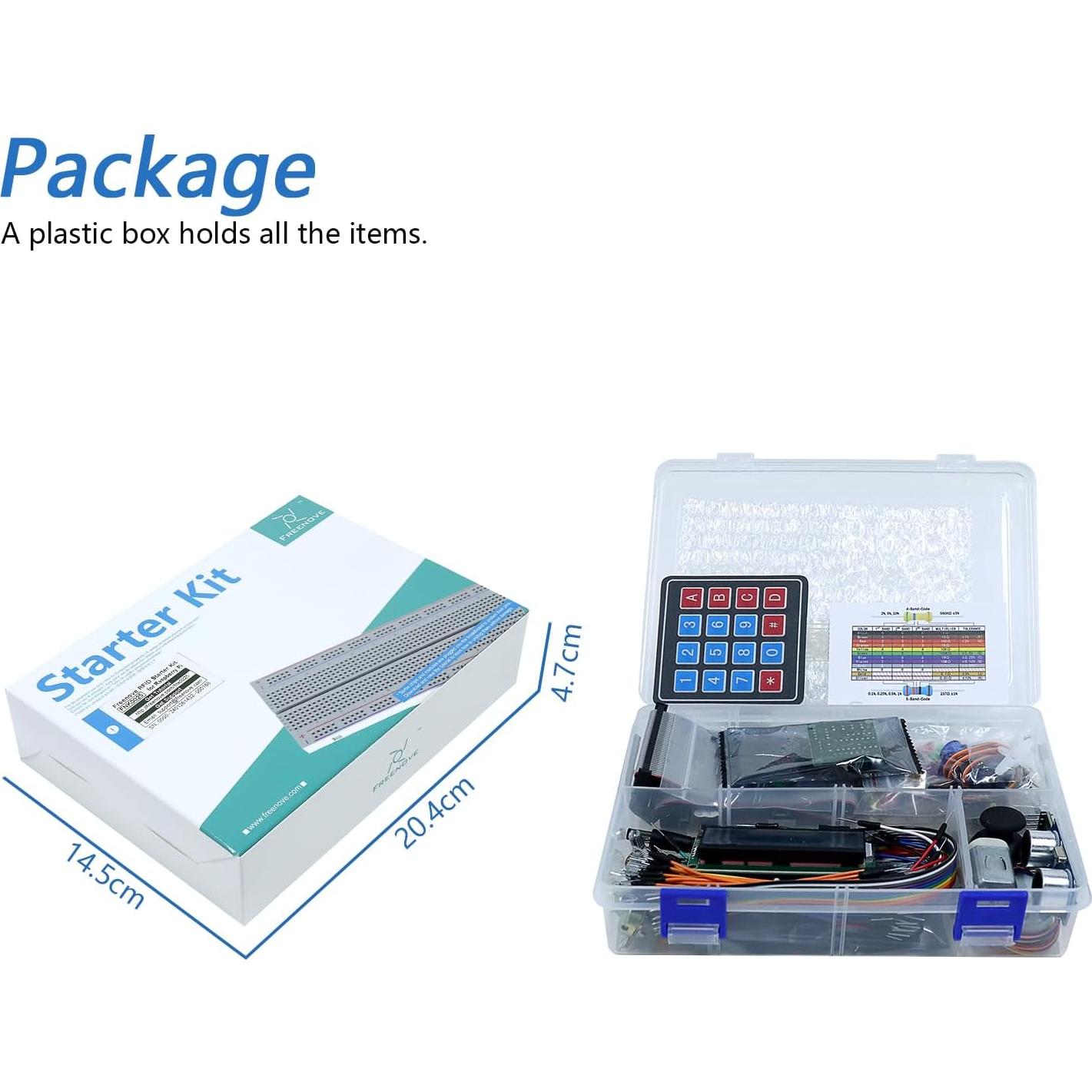 Kit de Inicio RFID Freenove para Raspberry Pi 5/4/3, 122 Proyectos