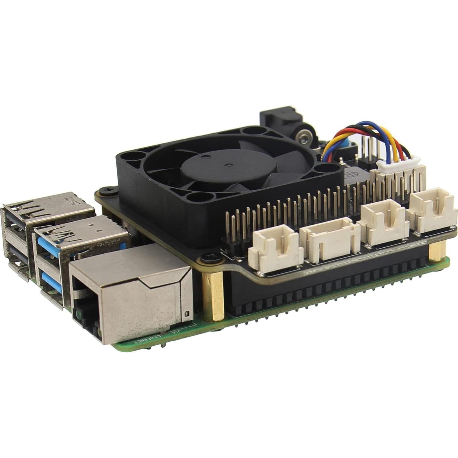 Geekworm X735 V3.0 Placa de Expansión para Raspberry Pi 5/4B/3B+