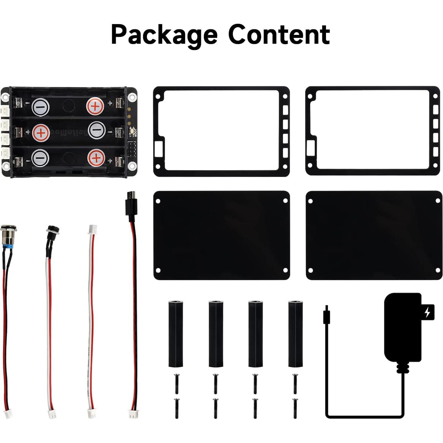 Waveshare Uninterruptible Power Supply (UPS) Module, Supports Charging and Power Output at The Same Time, 3S & 5V 5A Output, Compatible with Raspberry Pi Board