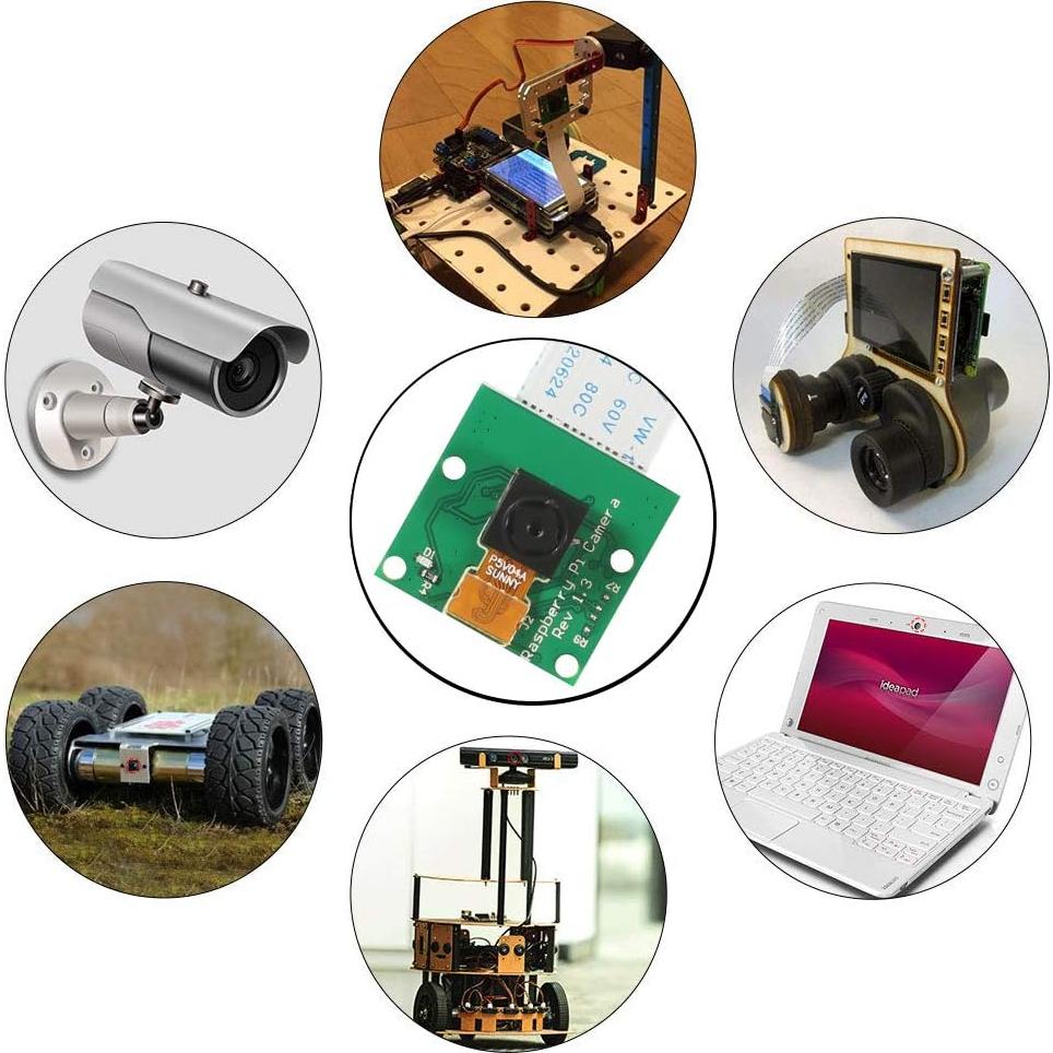 Cámara Aokin 5MP 1080P para Raspberry Pi con cable 15 cm