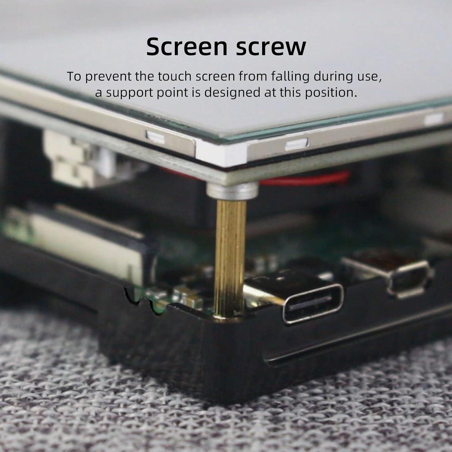 Pantalla Táctil 3.5" CUQI para Raspberry Pi 5 con Caja