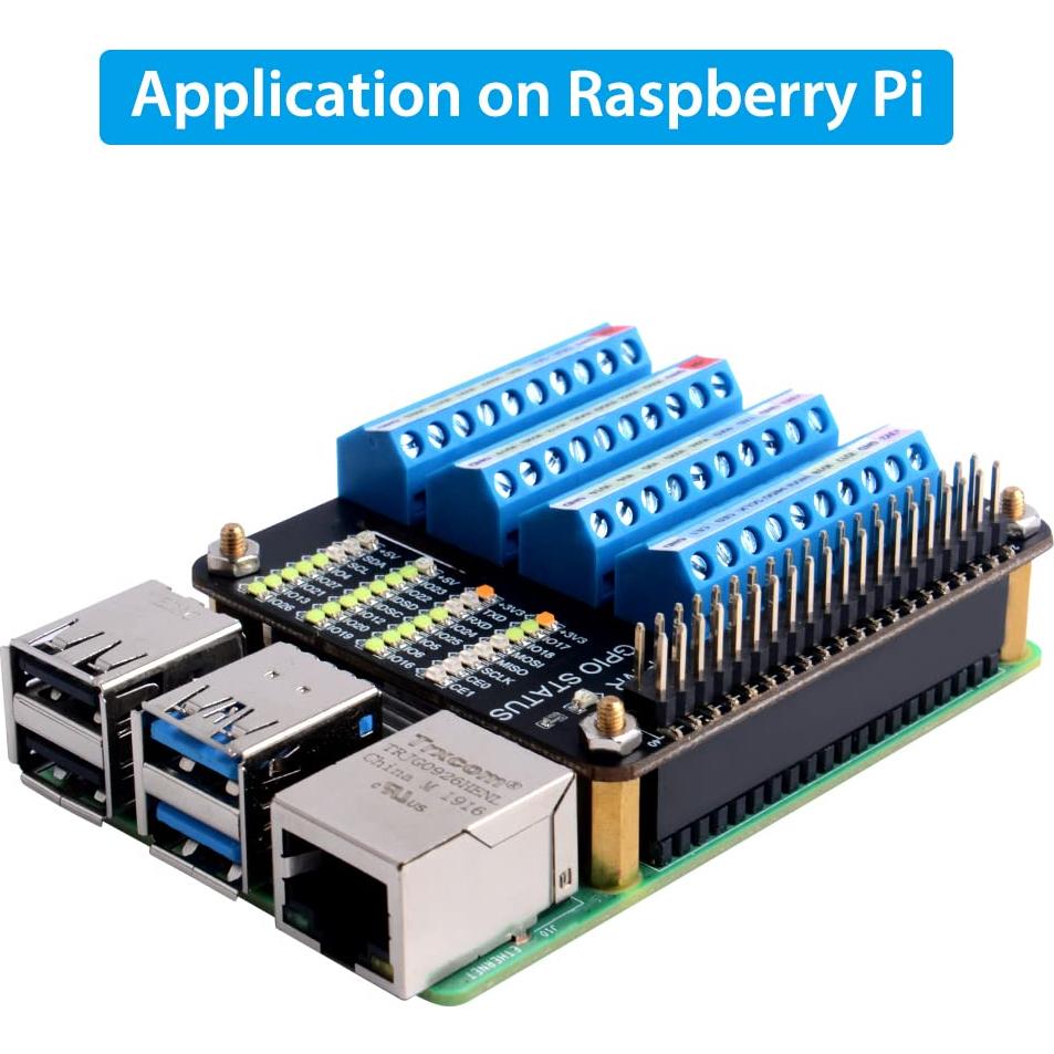 Bloque de Terminal de Tornillo GPIO GeeekPi para Raspberry Pi