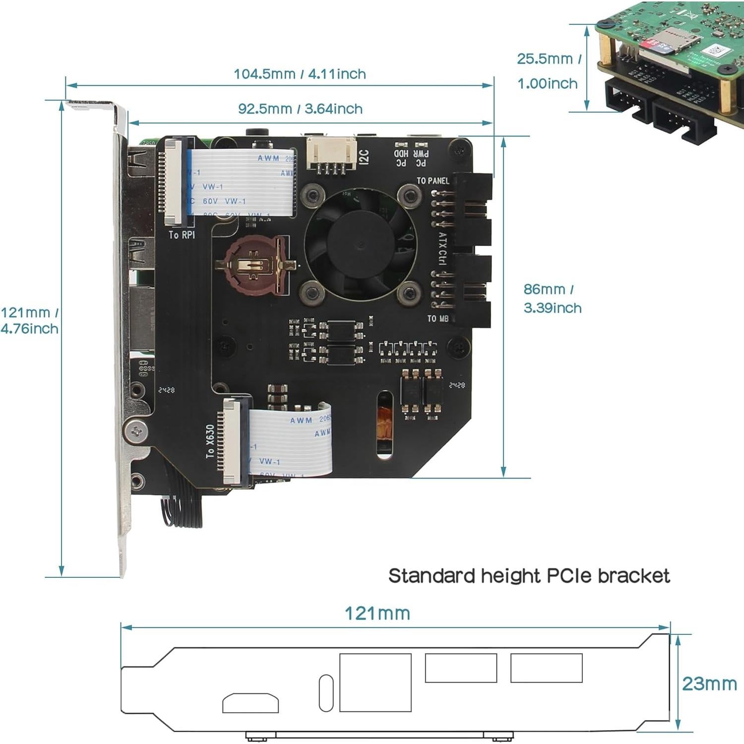 Geekworm KVM-A8 para Raspberry Pi 4 - Control Remoto HDMI