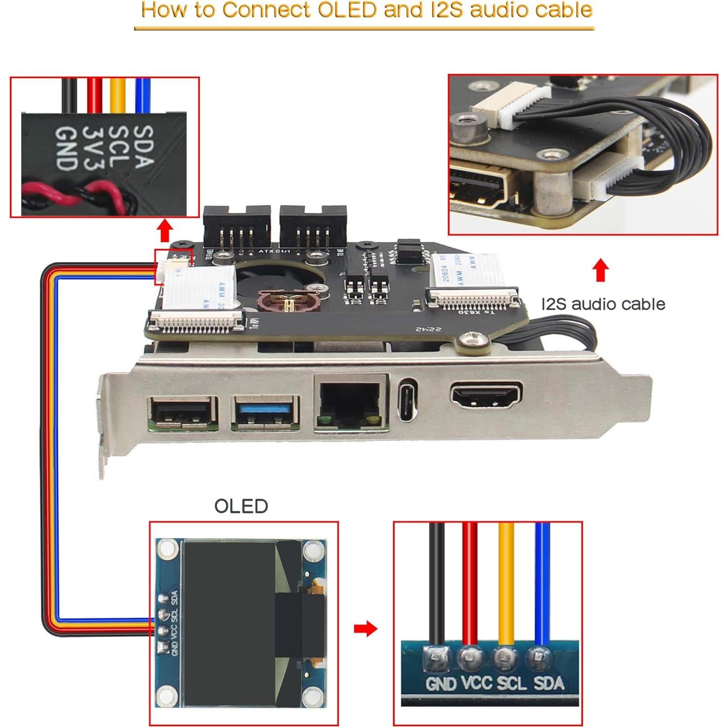 Geekworm KVM-A8 para Raspberry Pi 4 - Control Remoto HDMI