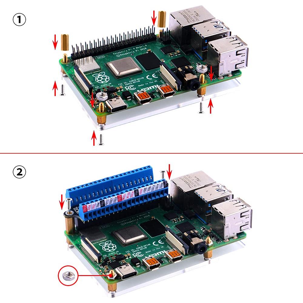 Mini Placa de Expansión GPIO GeeekPi para Raspberry Pi
