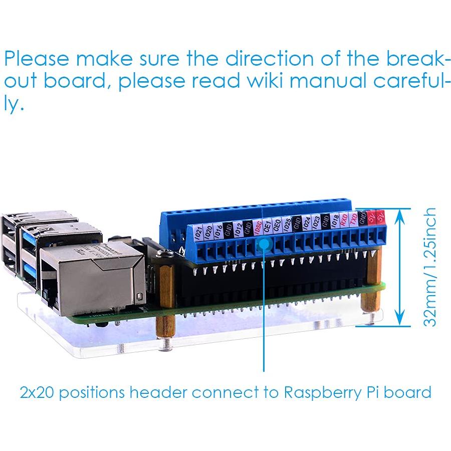 Mini Placa de Expansión GPIO GeeekPi para Raspberry Pi