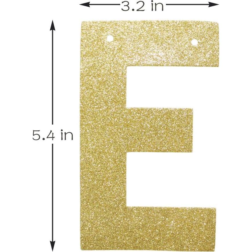 Banner de Revelación de Género HoonPa Dorado 15 Piezas