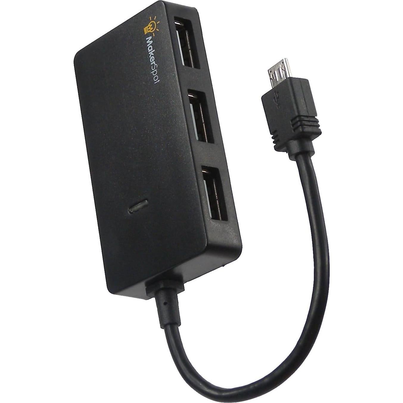 Hub USB OTG 4 Puertos MakerSpot para Raspberry Pi Zero