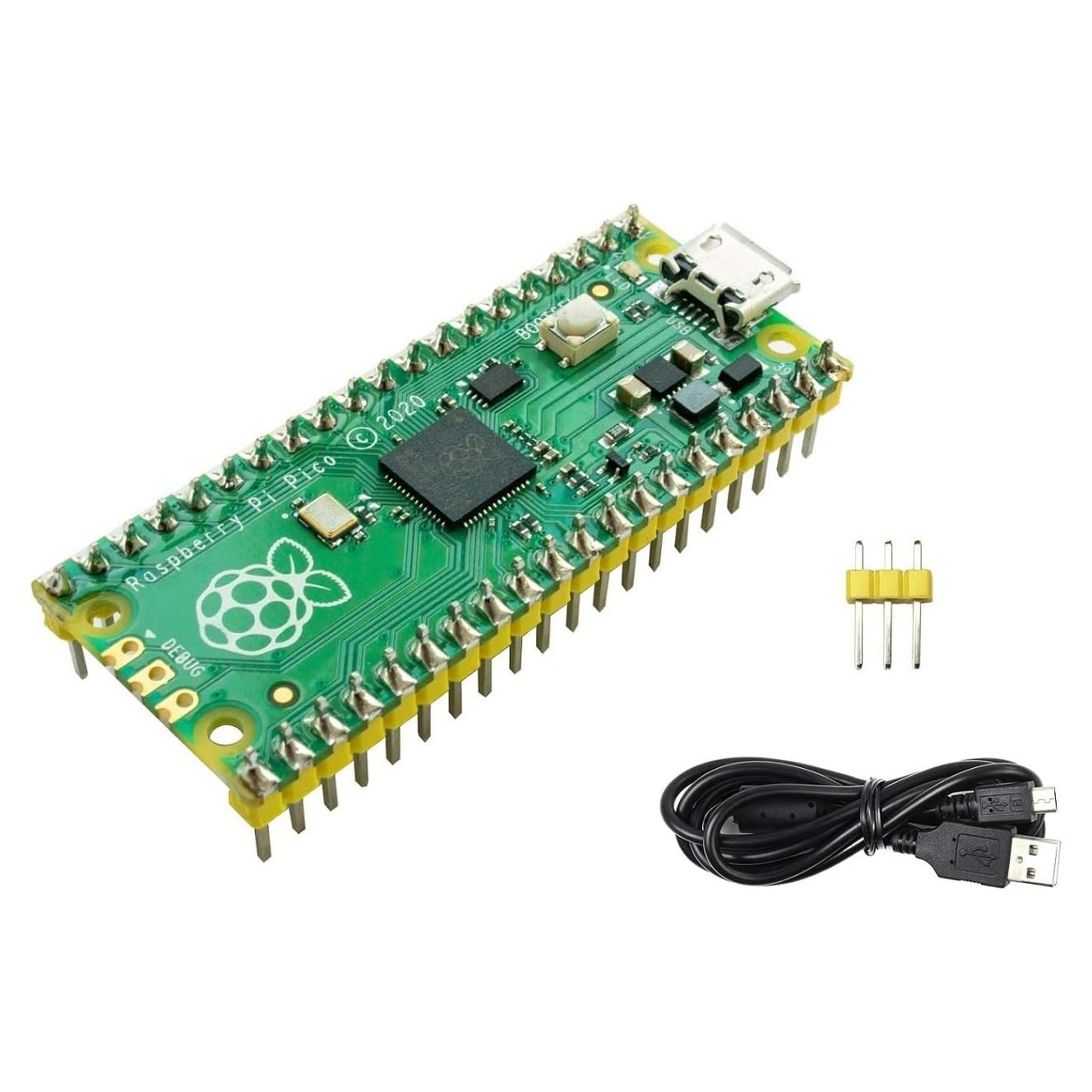 Placa Raspberry Pi Pico con encabezado pre-soldado 133 MHz