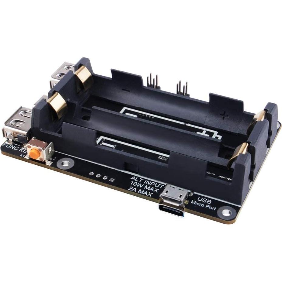 GeeekPi UPS V5 Fuente de Alimentación Ininterrumpida 5V para Raspberry Pi