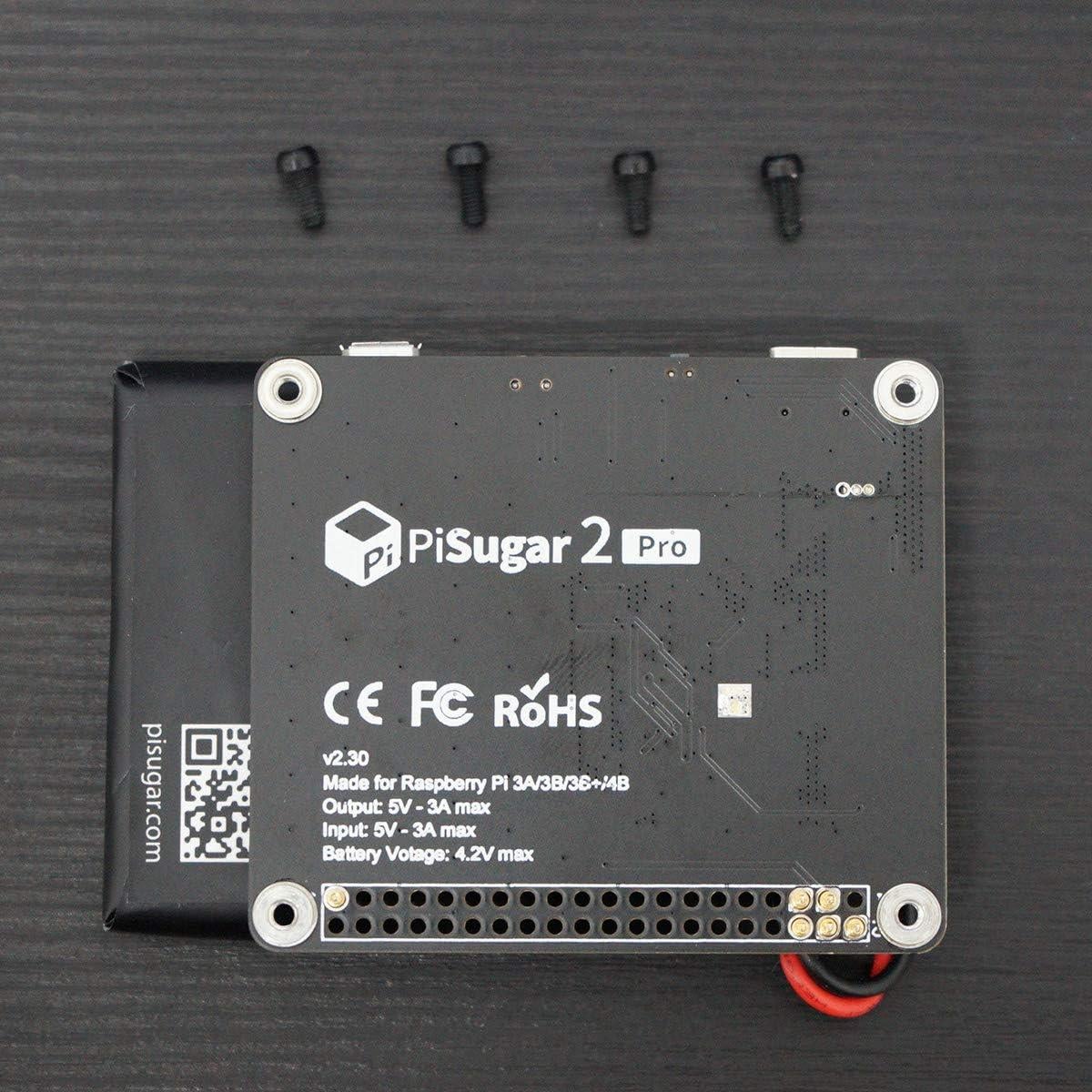 PiSugar 2 Plus Batería Litio 5000mAh para Raspberry Pi