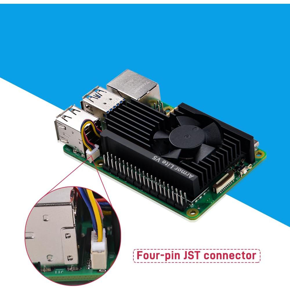 Enfriador Activo GeeekPi Armor Lite V5 para Raspberry Pi 5