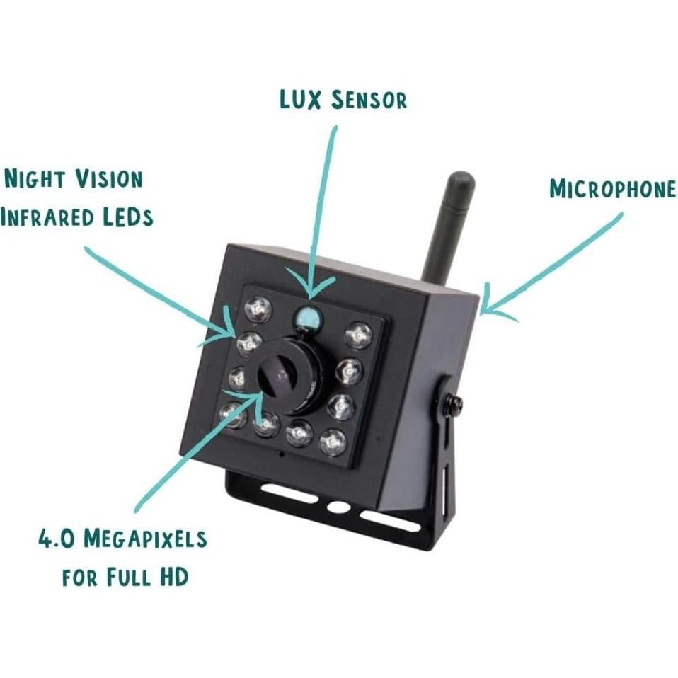 Casa de Aves Inteligente NESTERA con Cámara 1440p HD