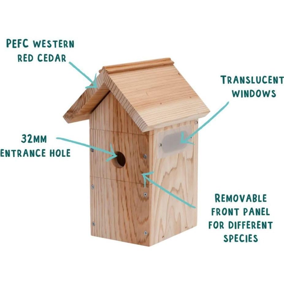 Casa de Aves Inteligente NESTERA con Cámara 1440p HD