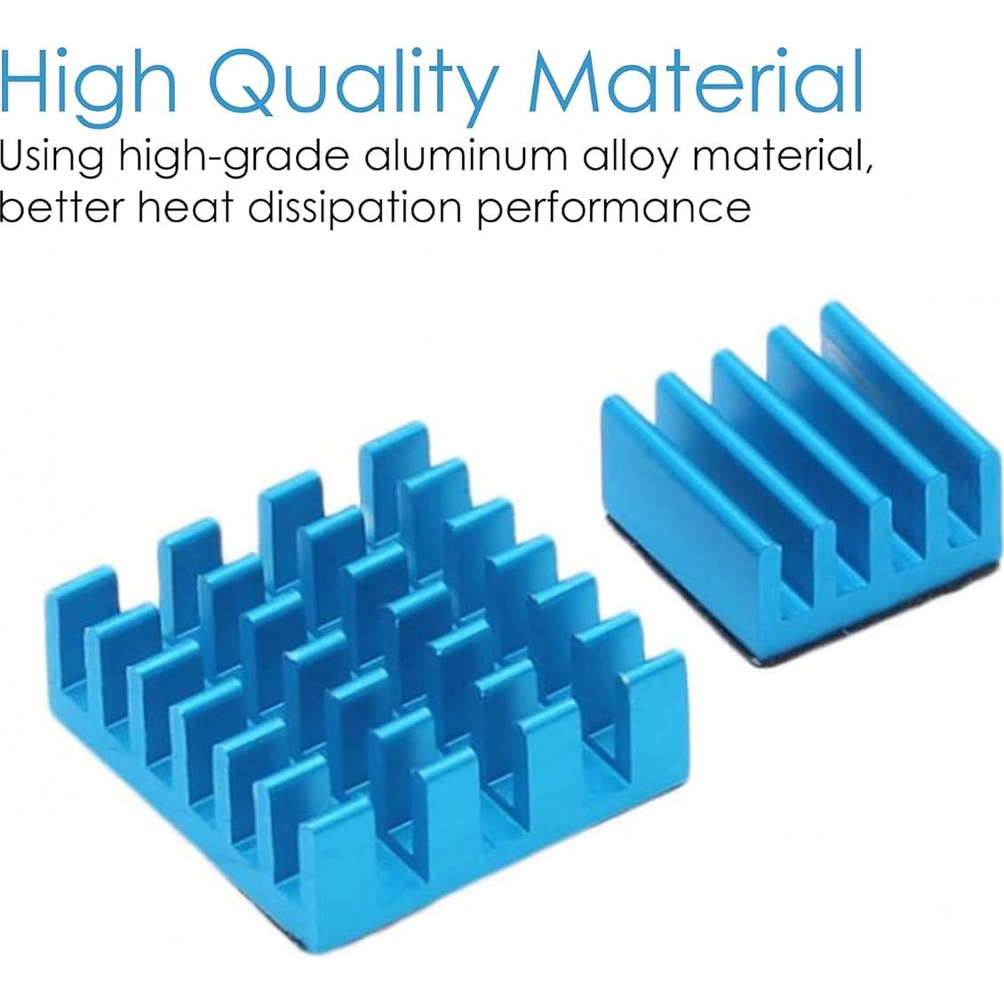 100 Pcs Disipadores de Calor MazerPi para Raspberry Pi 4B/3B+/3B/2B