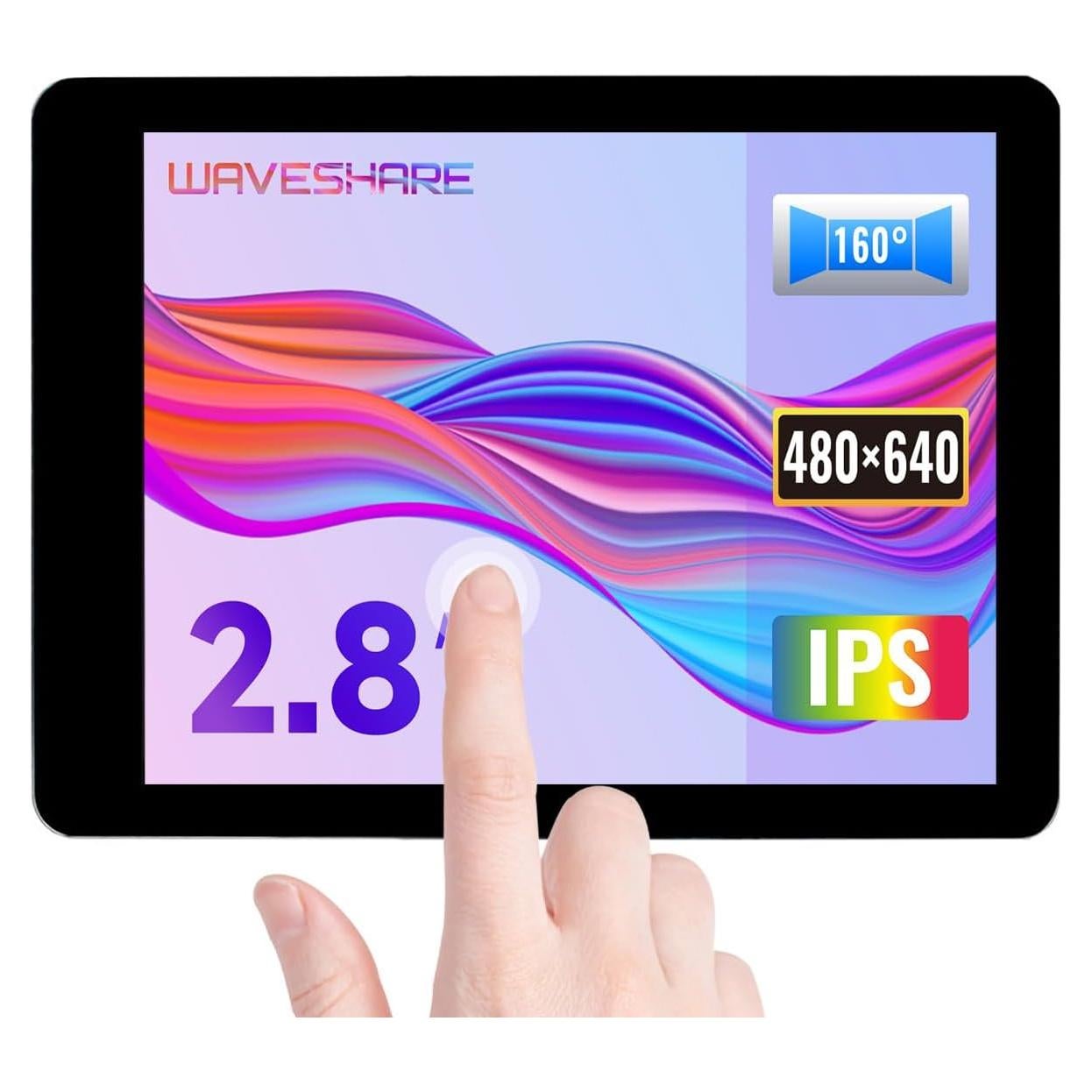Pantalla táctil capacitiva 2.8" Waveshare DSI 480x640