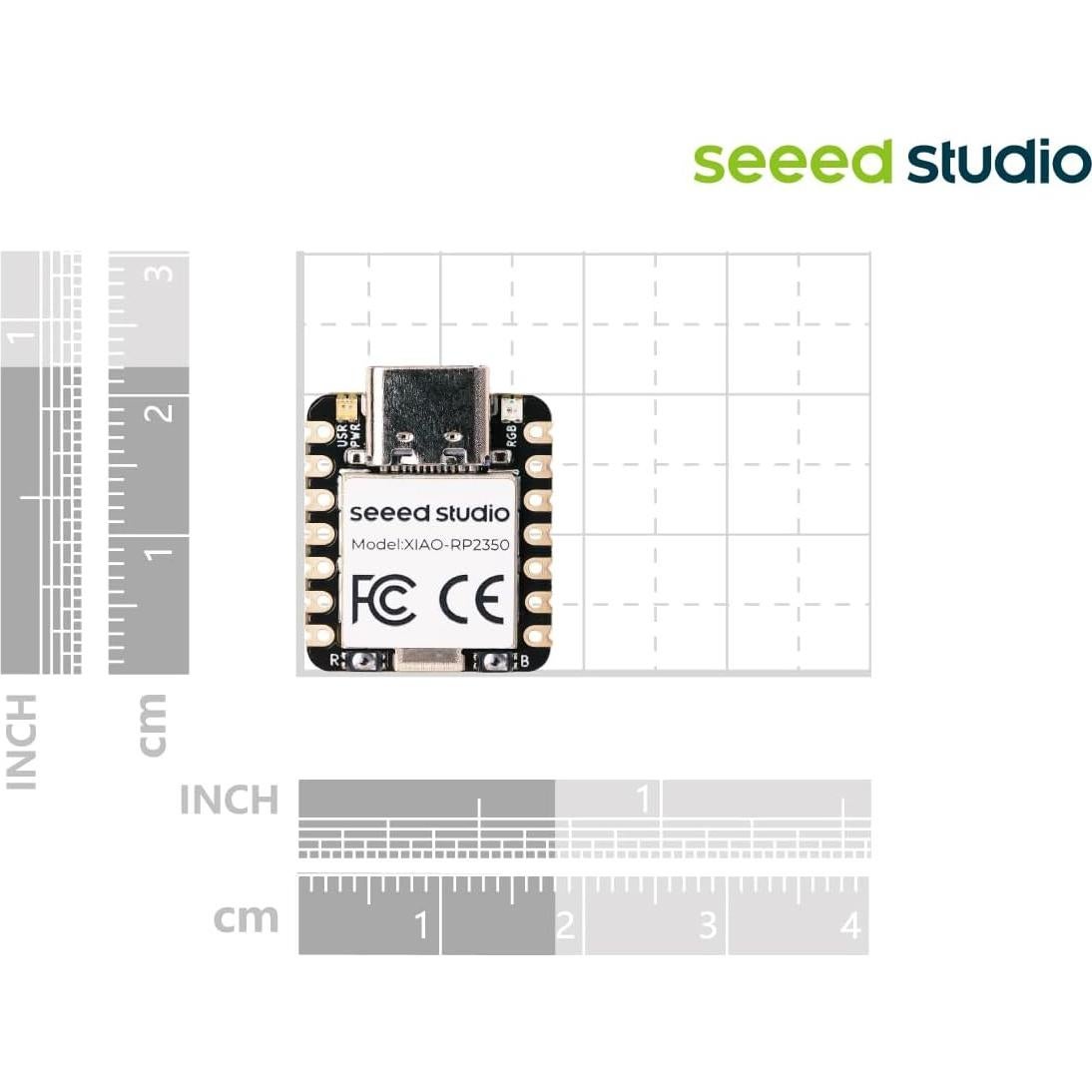 Placa XIAO RP2350 Seeed Studio, 2MB Flash, 19 GPIO