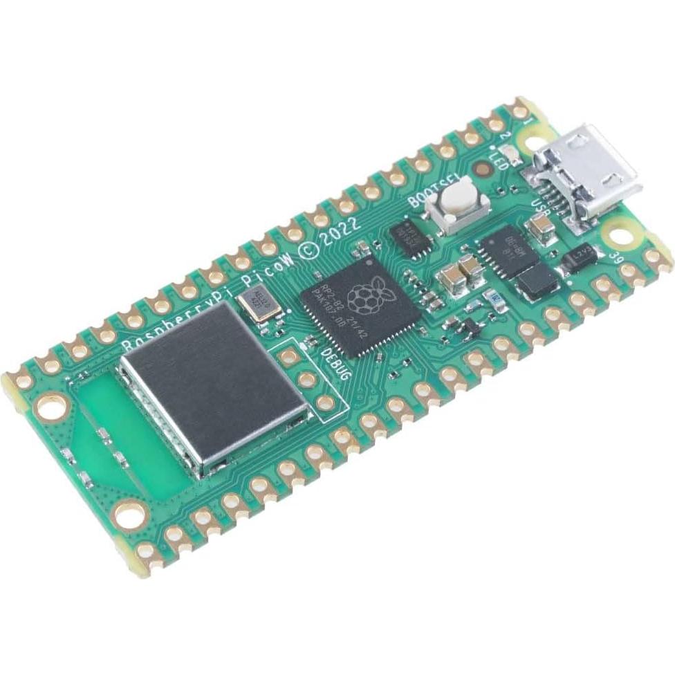 Raspberry Pi Pico W - Microcontrolador RP2040 con Wi-Fi y Bluetooth