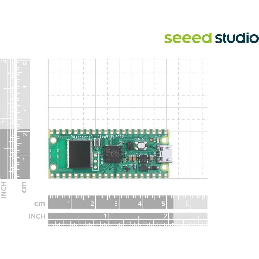 Raspberry Pi Pico W - Microcontrolador RP2040 con Wi-Fi y Bluetooth