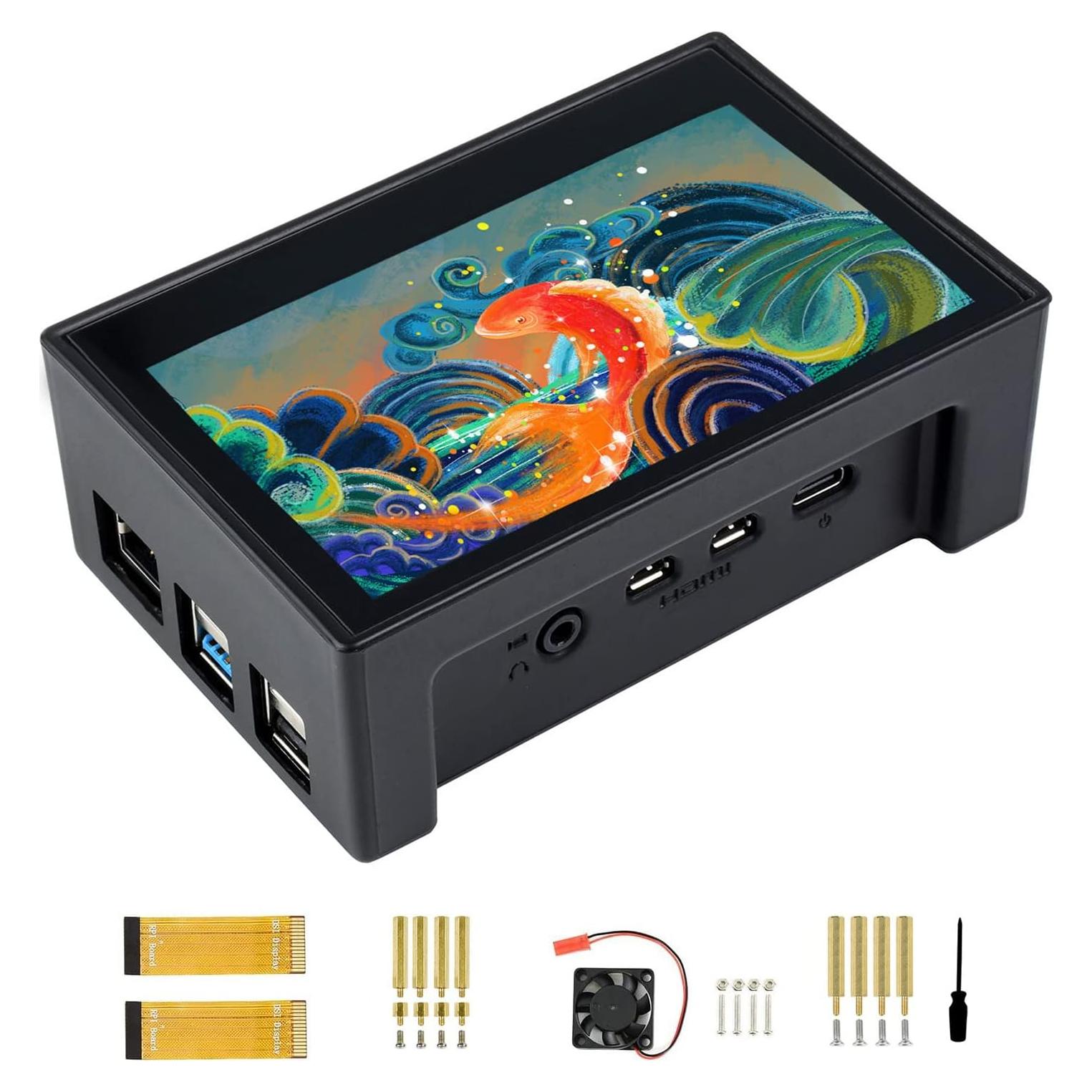 Pantalla Táctil Waveshare 4.3" DSI LCD para Raspberry Pi 4B
