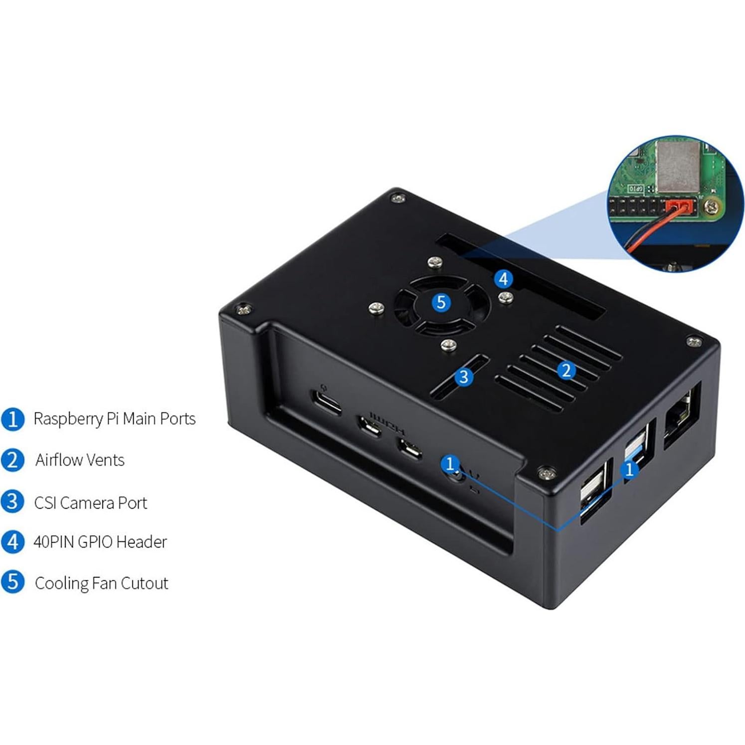 Pantalla Táctil Waveshare 4.3" DSI LCD para Raspberry Pi 4B