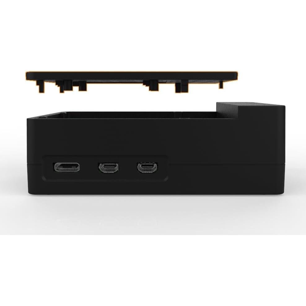 Funda para Raspberry Pi 5 iUniker con Ventilador y Disipador Negro