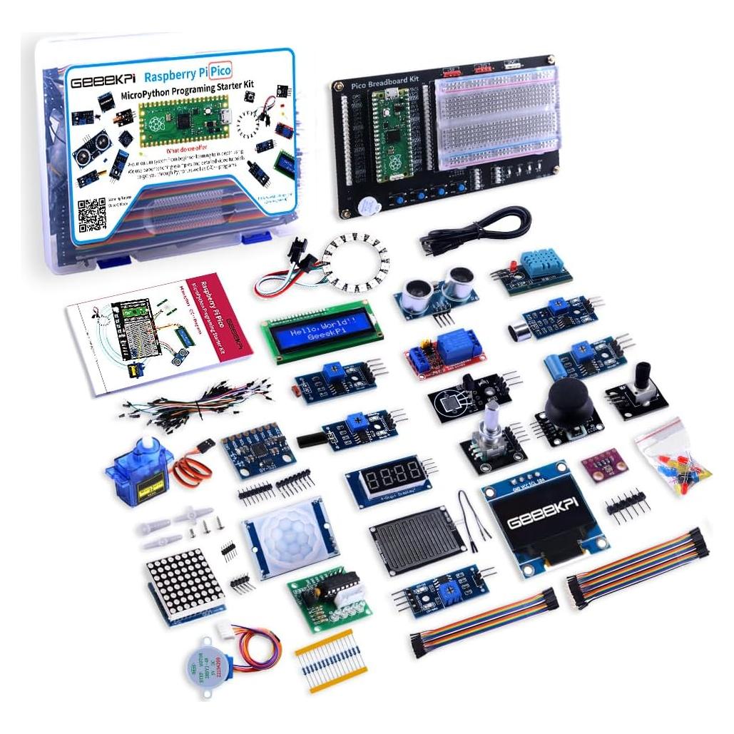 Kit de Programación Micro Python GeeekPi para Raspberry Pi Pico