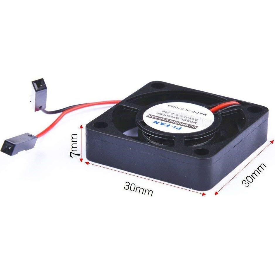 Ventilador GeeekPi 30x30mm DC 5V para Raspberry Pi 4 y 3