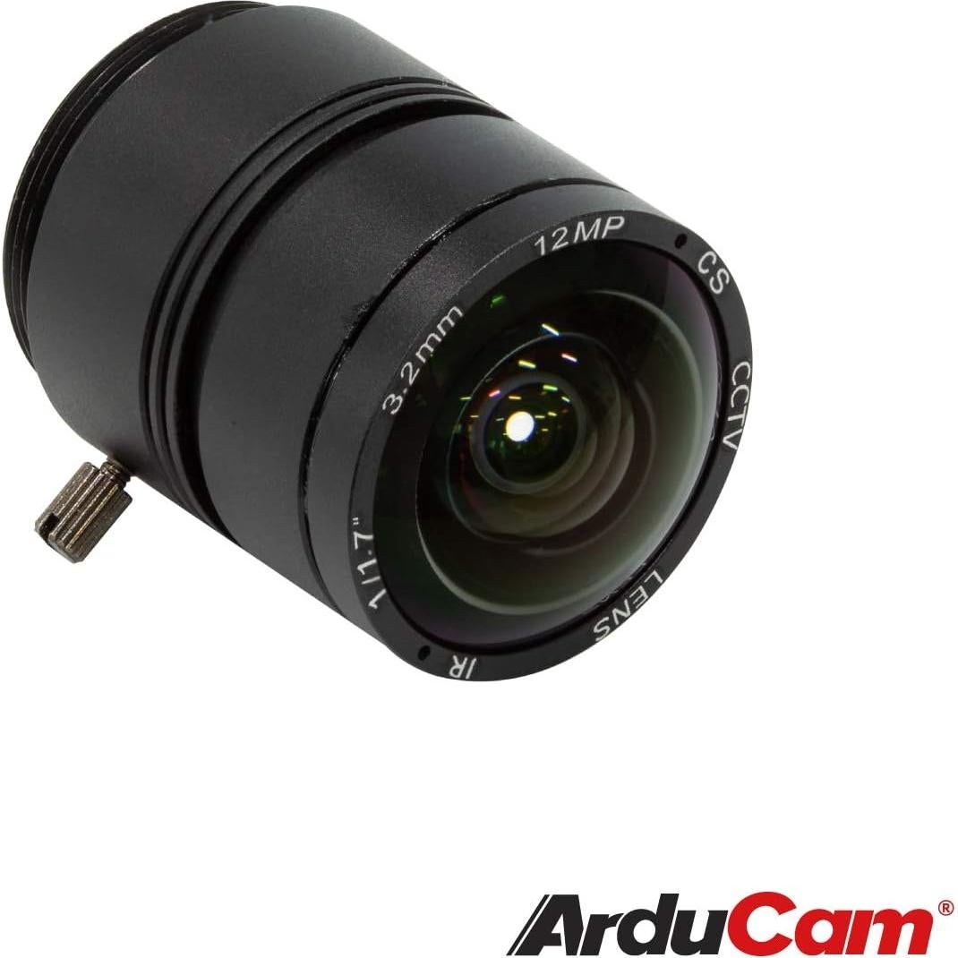 Lente Ultra Gran Angular CS Arducam 3.2mm 120 Grados