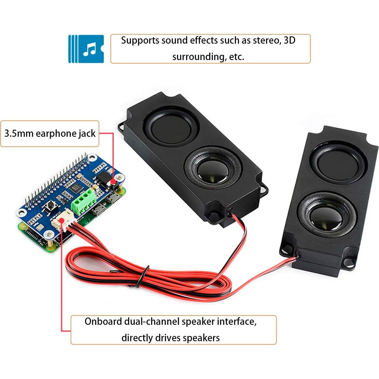 Tarjeta de Sonido HAT WM8960 para Raspberry Pi - Hi-Fi