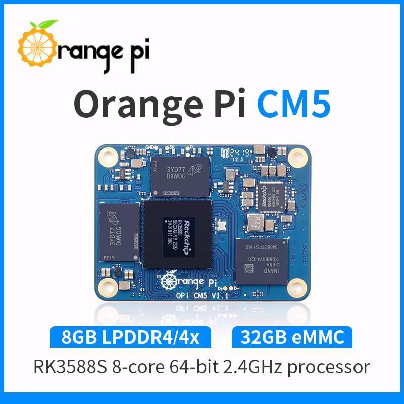 Placa Base Orange Pi CM5 8GB LPDDR4X Rockchip RK3588S