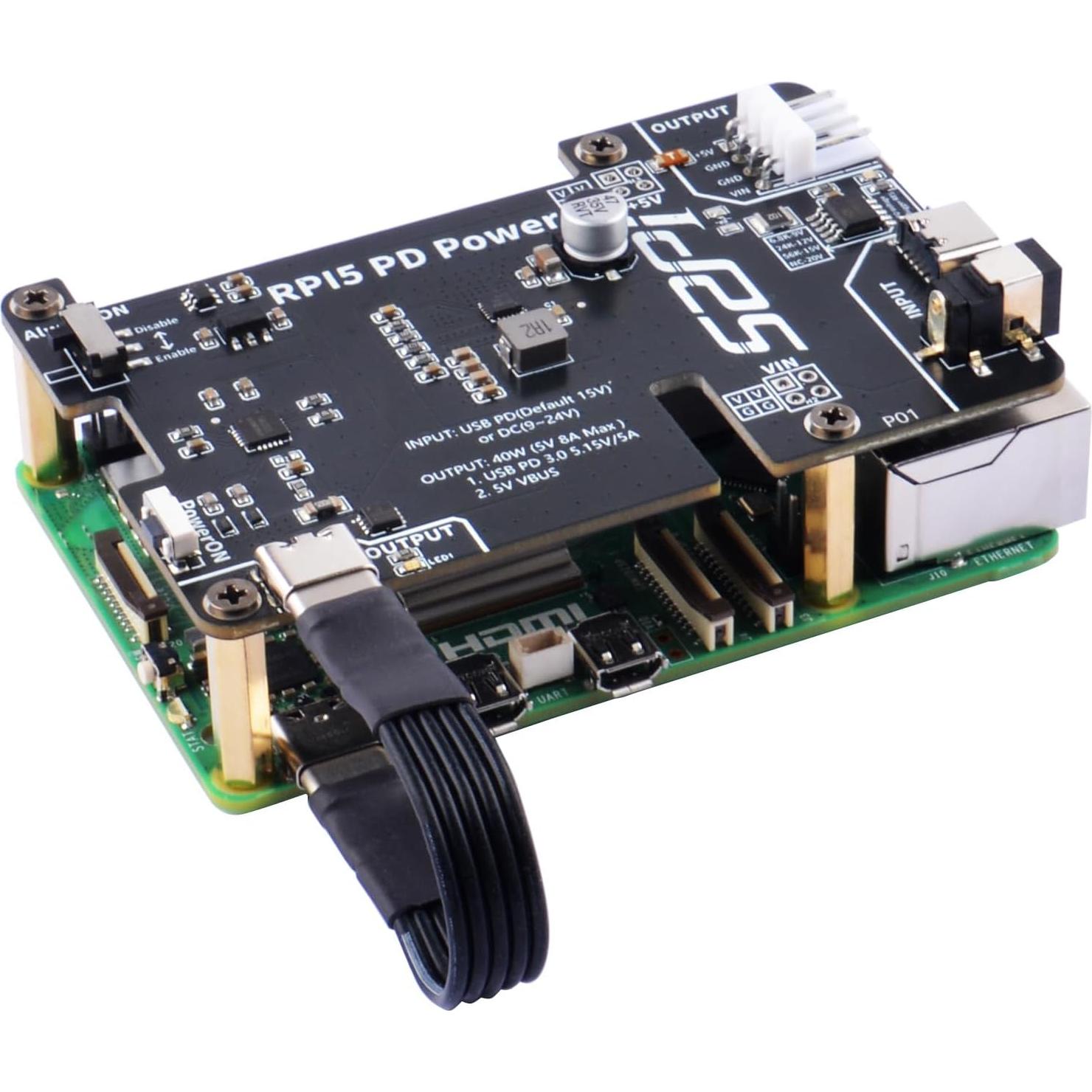 Placa de Expansión de Alimentación GeeekPi para Raspberry Pi 5