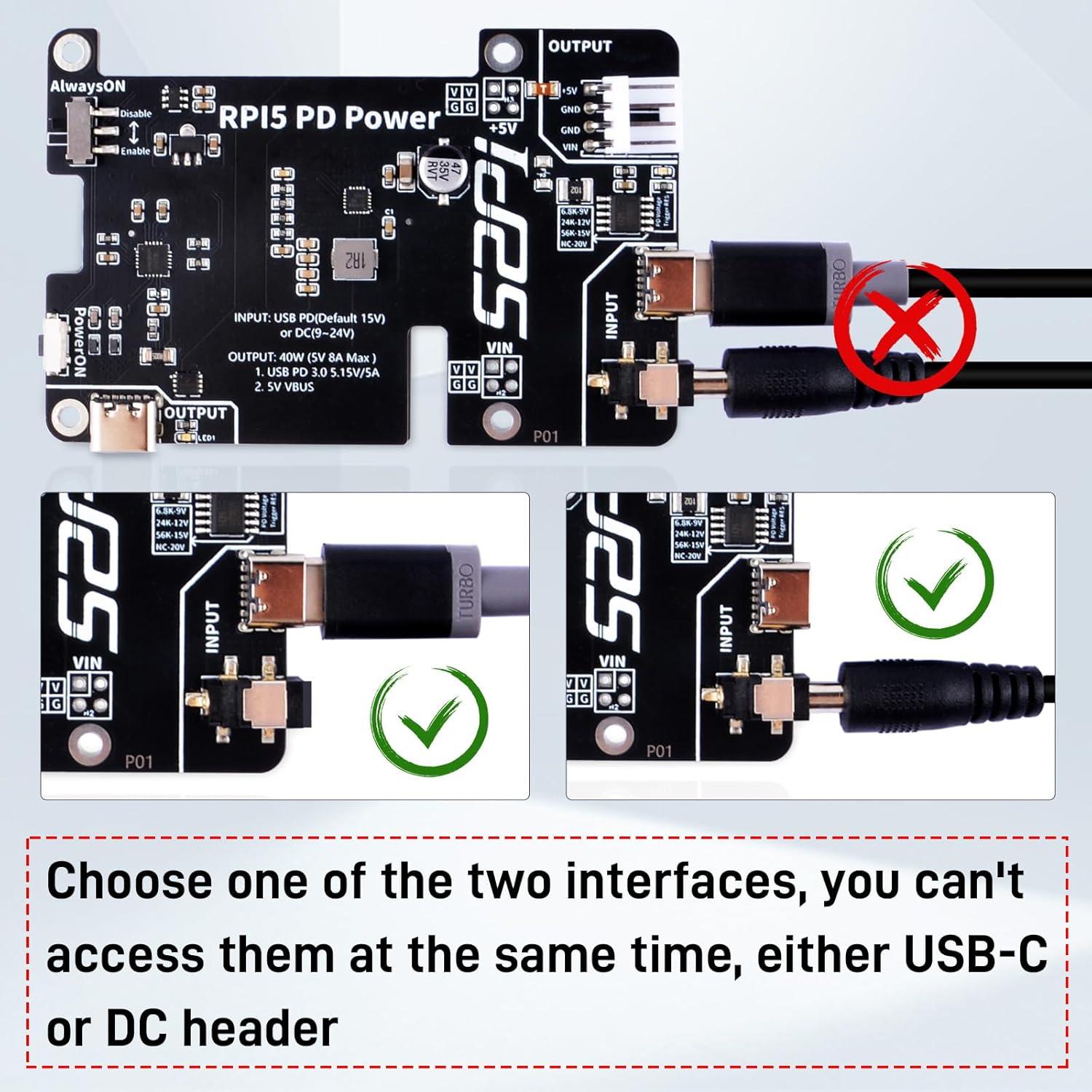 Placa de Expansión de Alimentación GeeekPi para Raspberry Pi 5