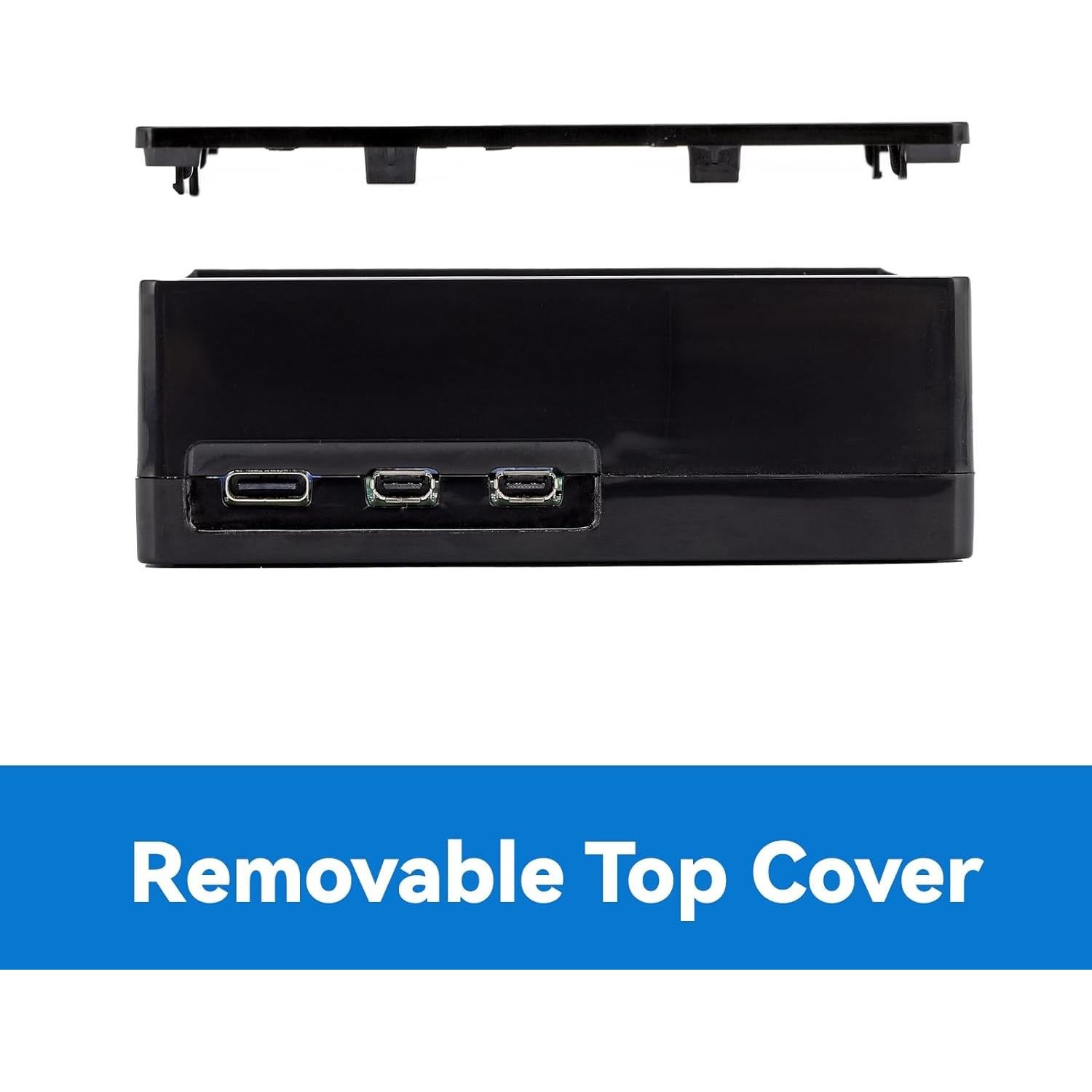 Funda TADA para Raspberry Pi 5 con Enfriador Activo Negro