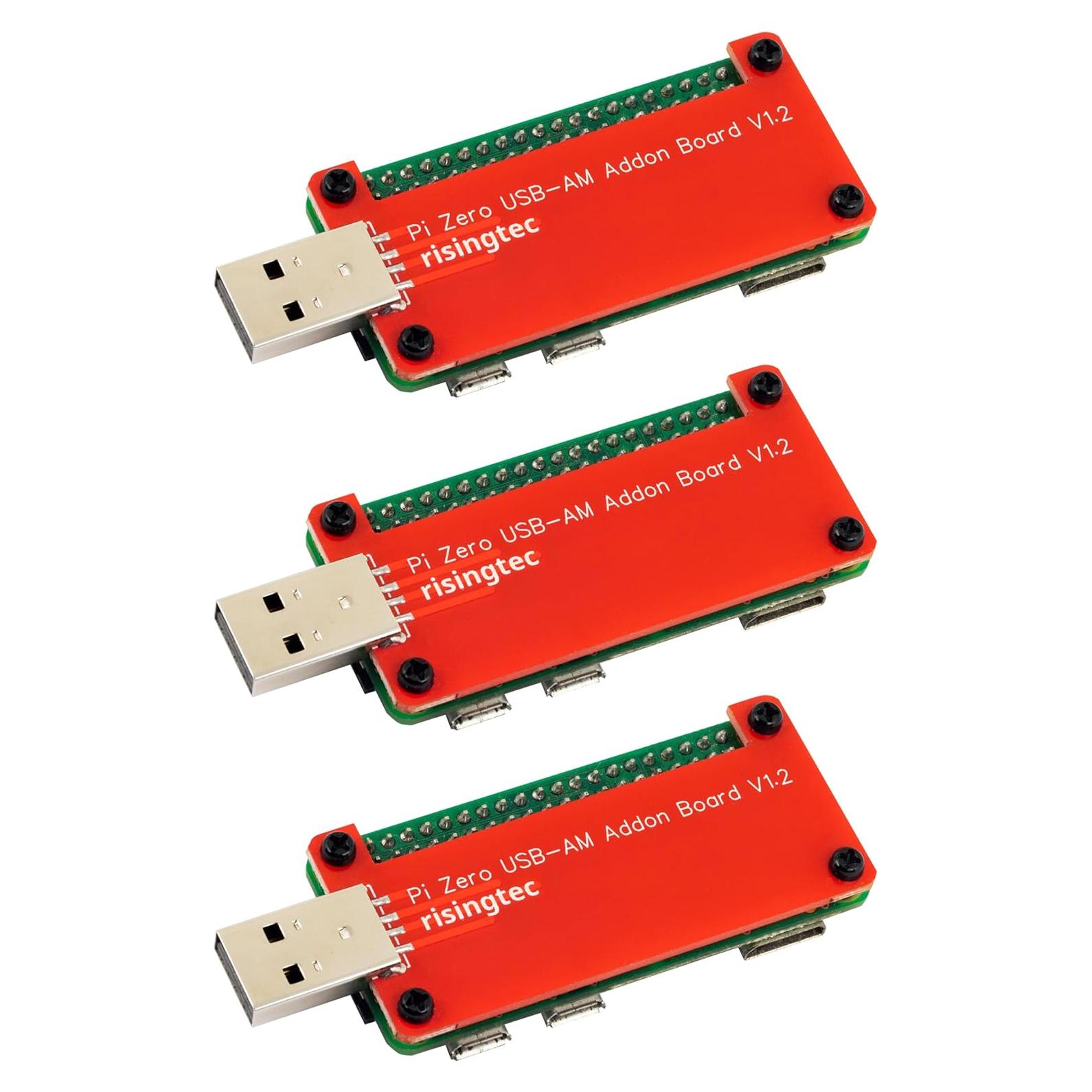 Placa de expansión USB Dongle Yddmyo para Raspberry Pi Zero (3 unidades)