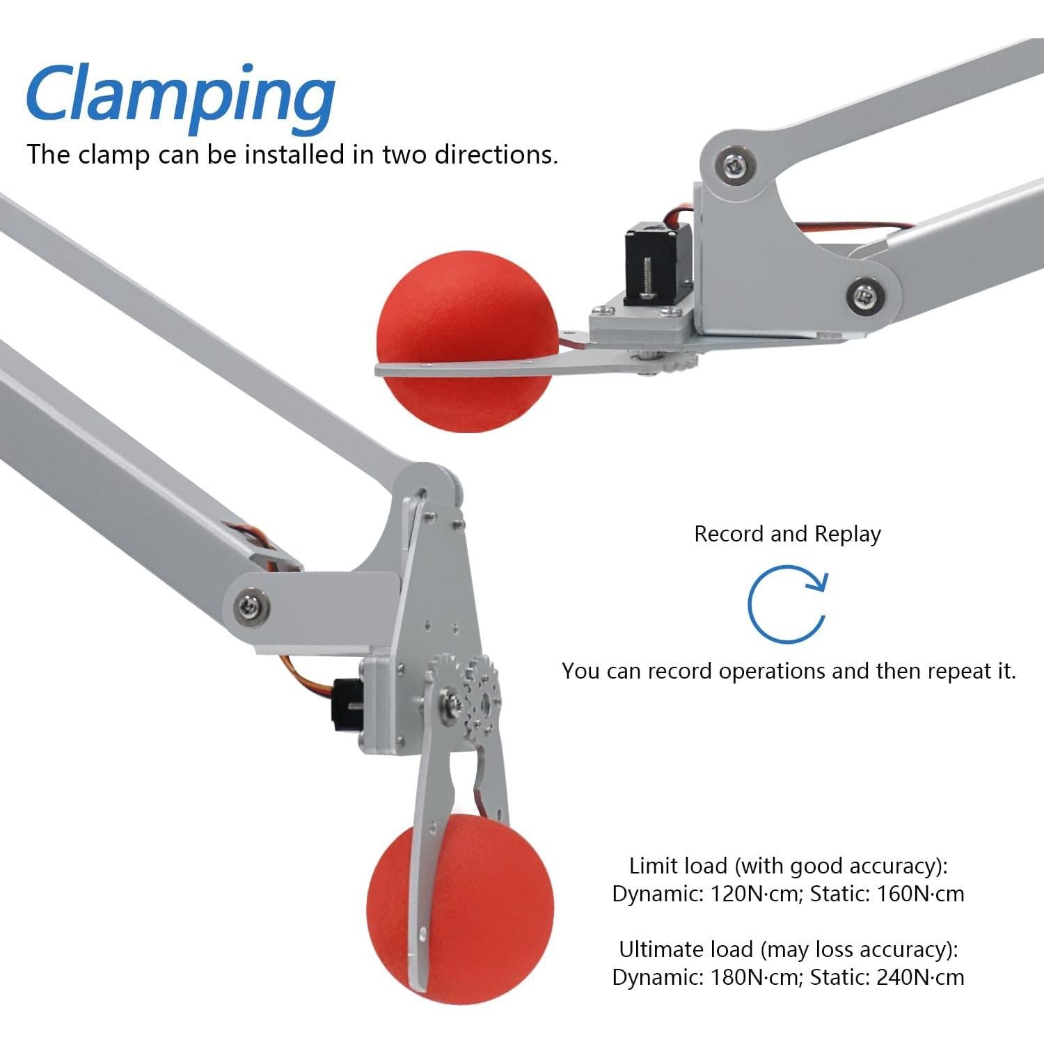 Kit Brazo Robot Freenove para Raspberry Pi 5/4B/3B+ - Metal