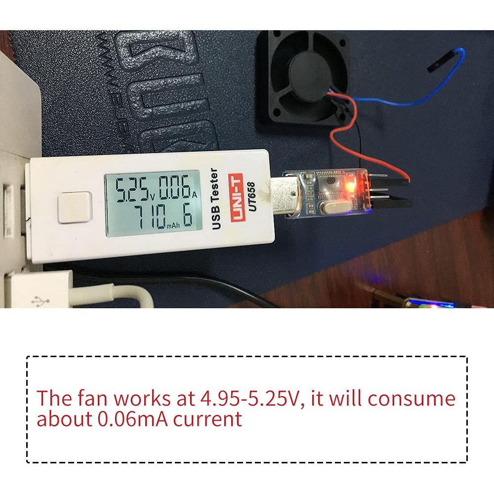 Ventilador PWM GeeekPi 40x40x10mm 2PCS 5V para Raspberry Pi