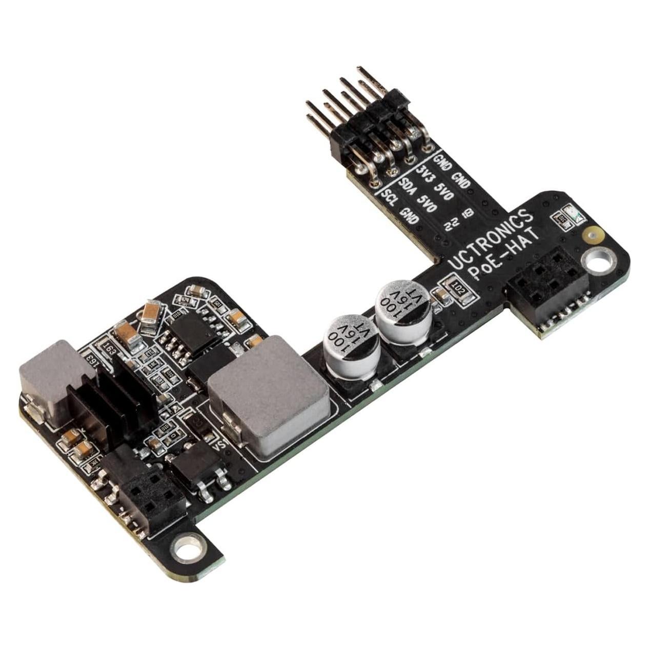 UCTRONICS PoE HAT para Raspberry Pi 4B/3B+ 12.5W