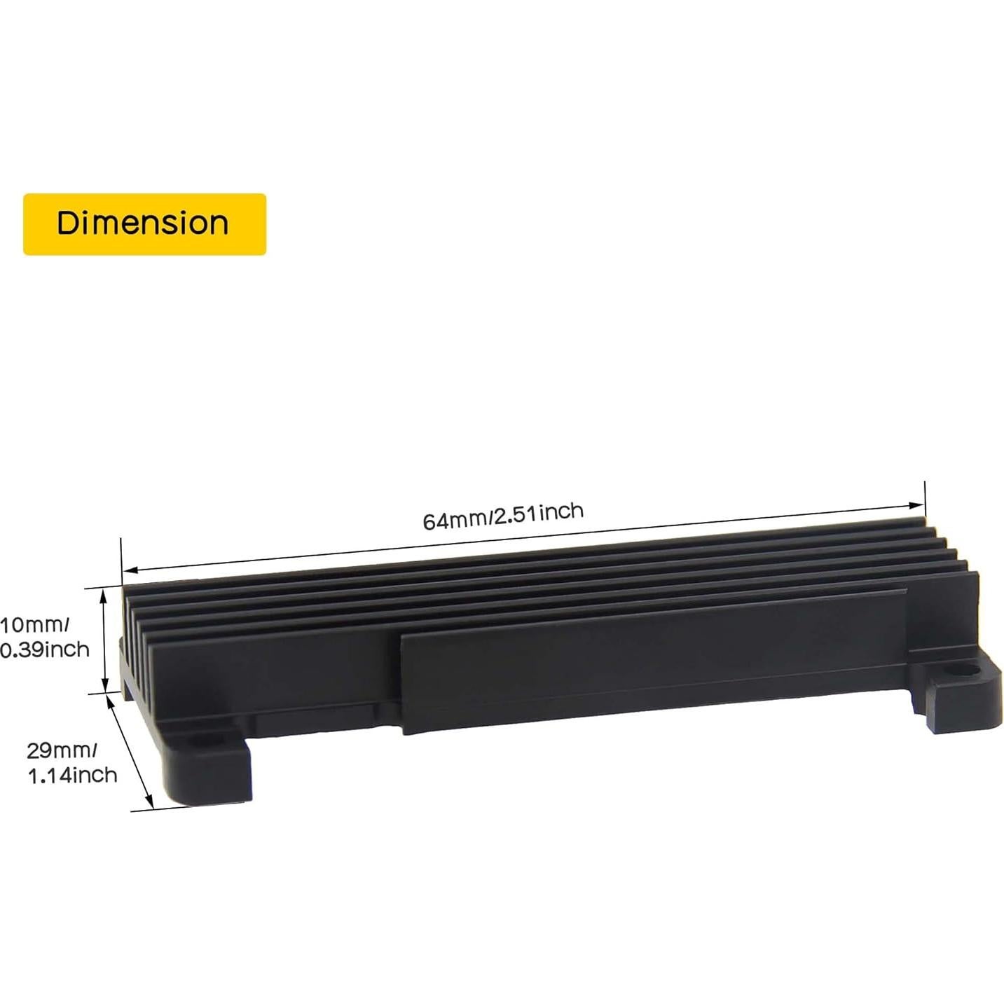 Disipador de Calor Geekworm C296 Aluminio 10mm Raspberry Pi