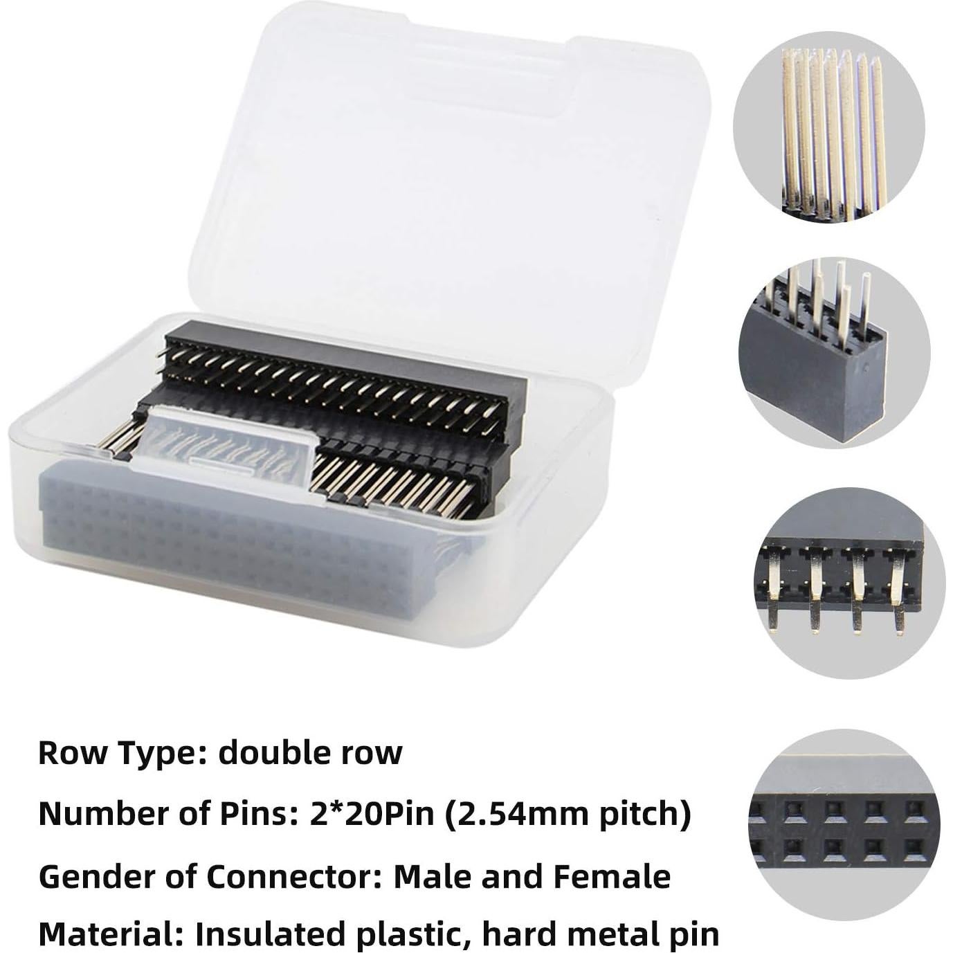 Kit de encabezado apilable 2x20 Geekworm para Raspberry Pi