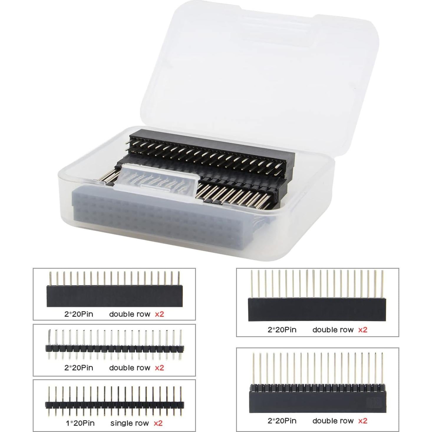 Kit de encabezado apilable 2x20 Geekworm para Raspberry Pi