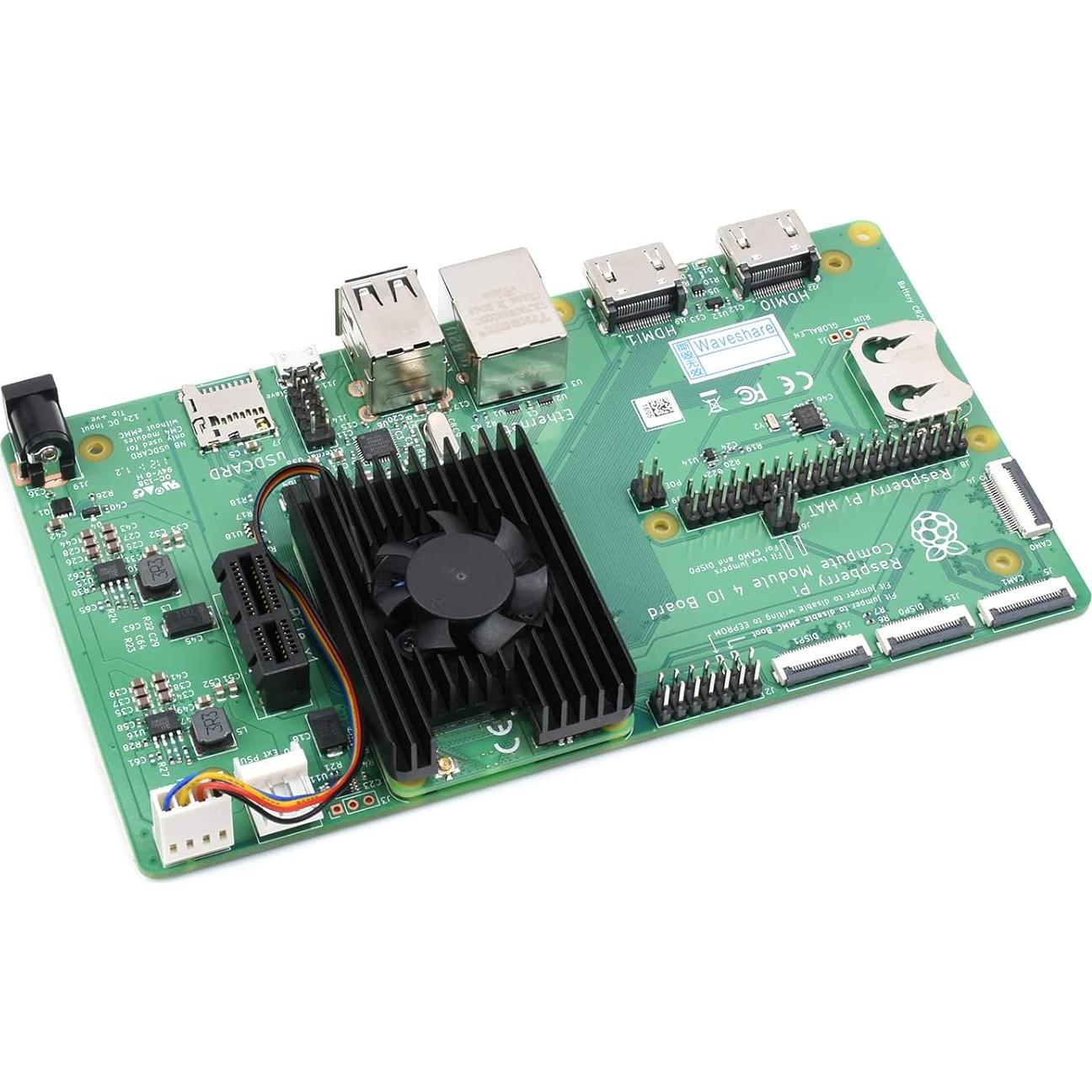 Ventilador de Refrigeración Waveshare FAN-3007-B para Raspberry Pi CM4