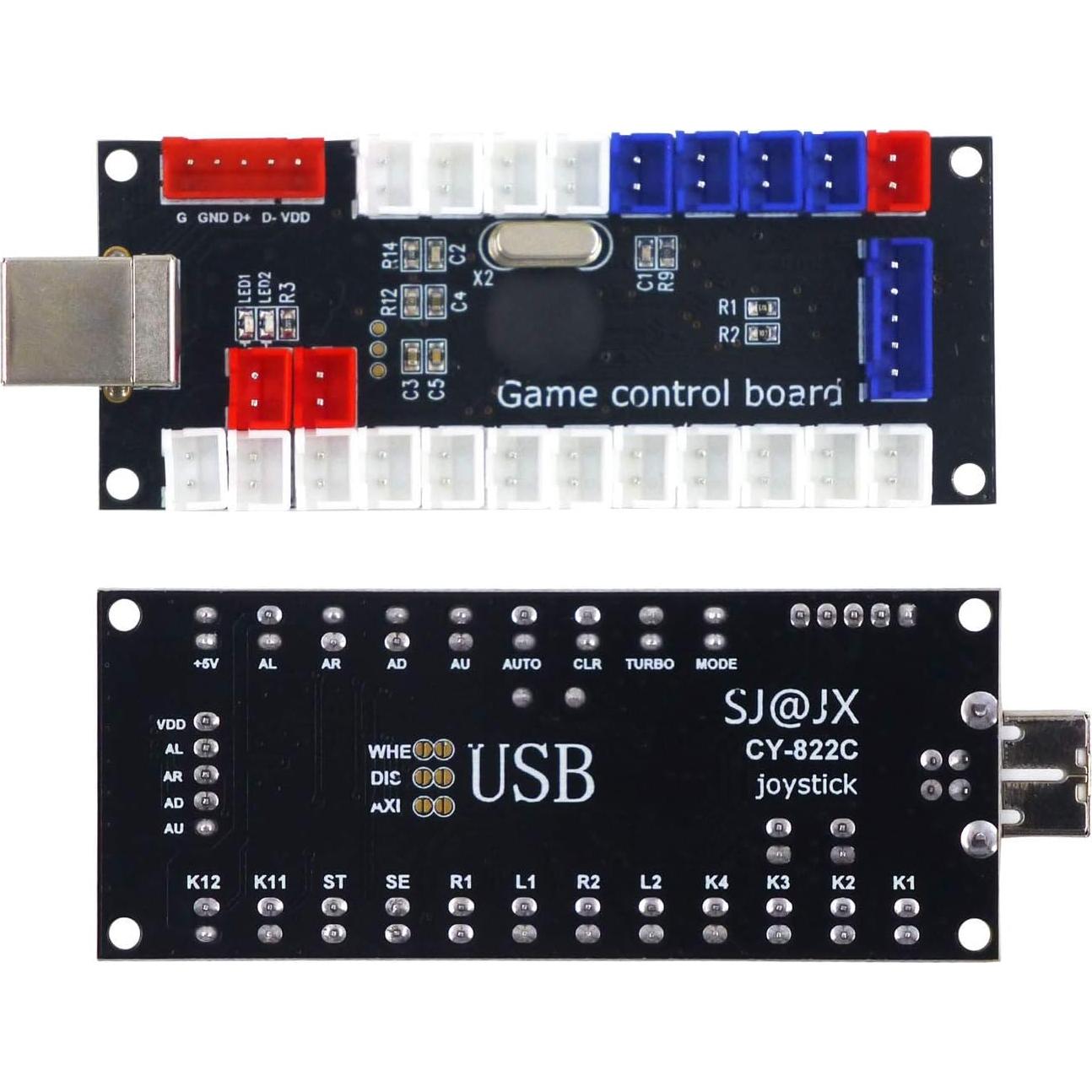 Controlador USB SJ@JX para Joystick y Botón de Juego Arcade
