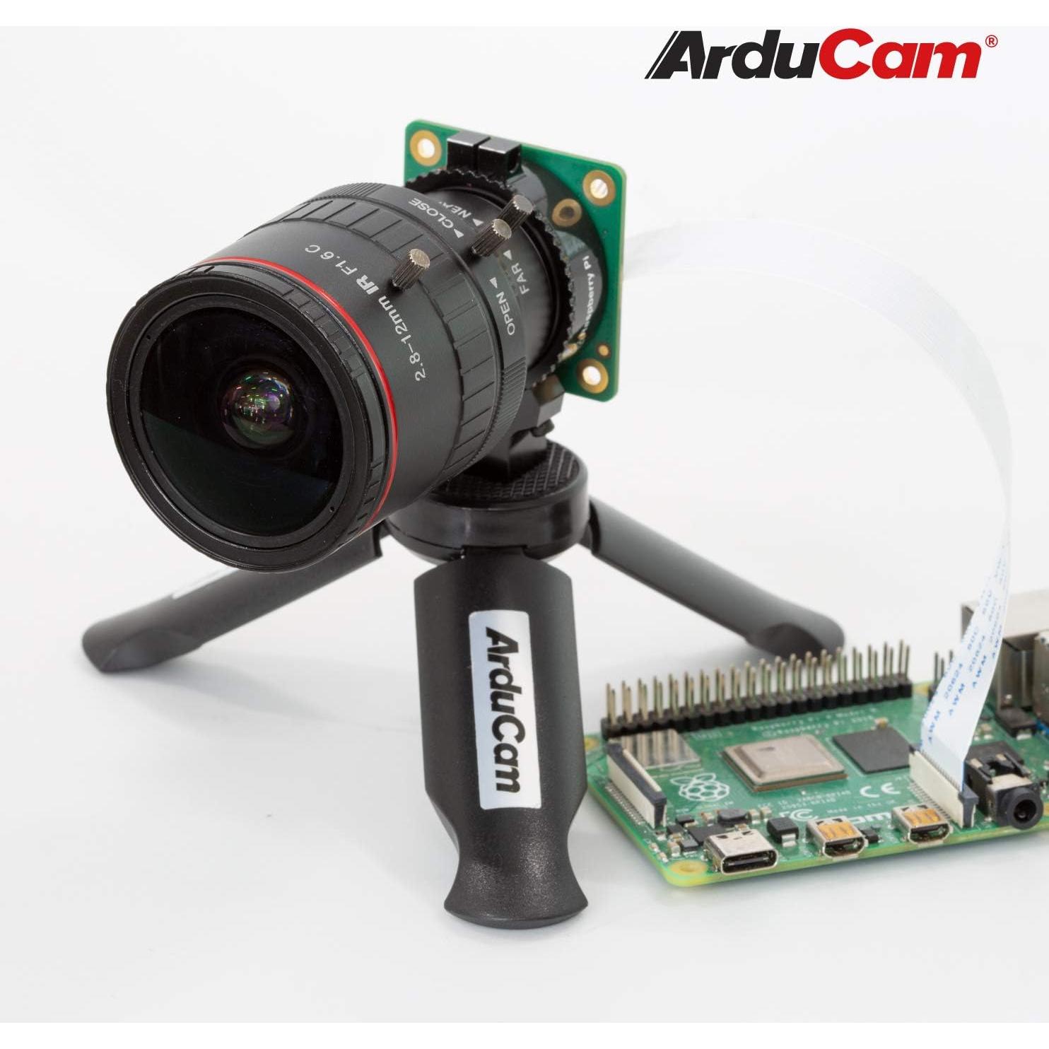 Lente Varifocal C-Mount 2.8-12mm Arducam para Raspberry Pi