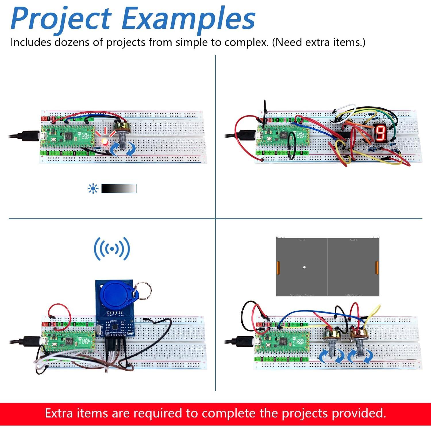 Placa de Desarrollo FREENOVE Raspberry Pi Pico 2 con Encabezado Pre-soldado
