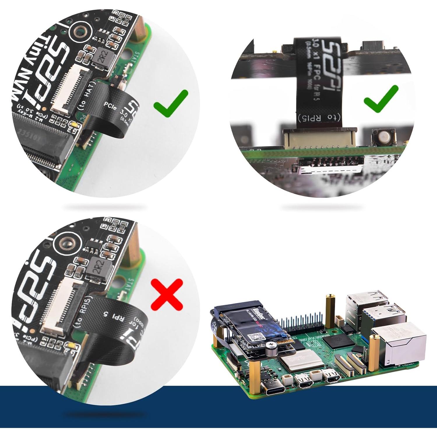 Placa Adaptadora GeeekPi N10 para SSD NVMe M.2 Raspberry Pi 5
