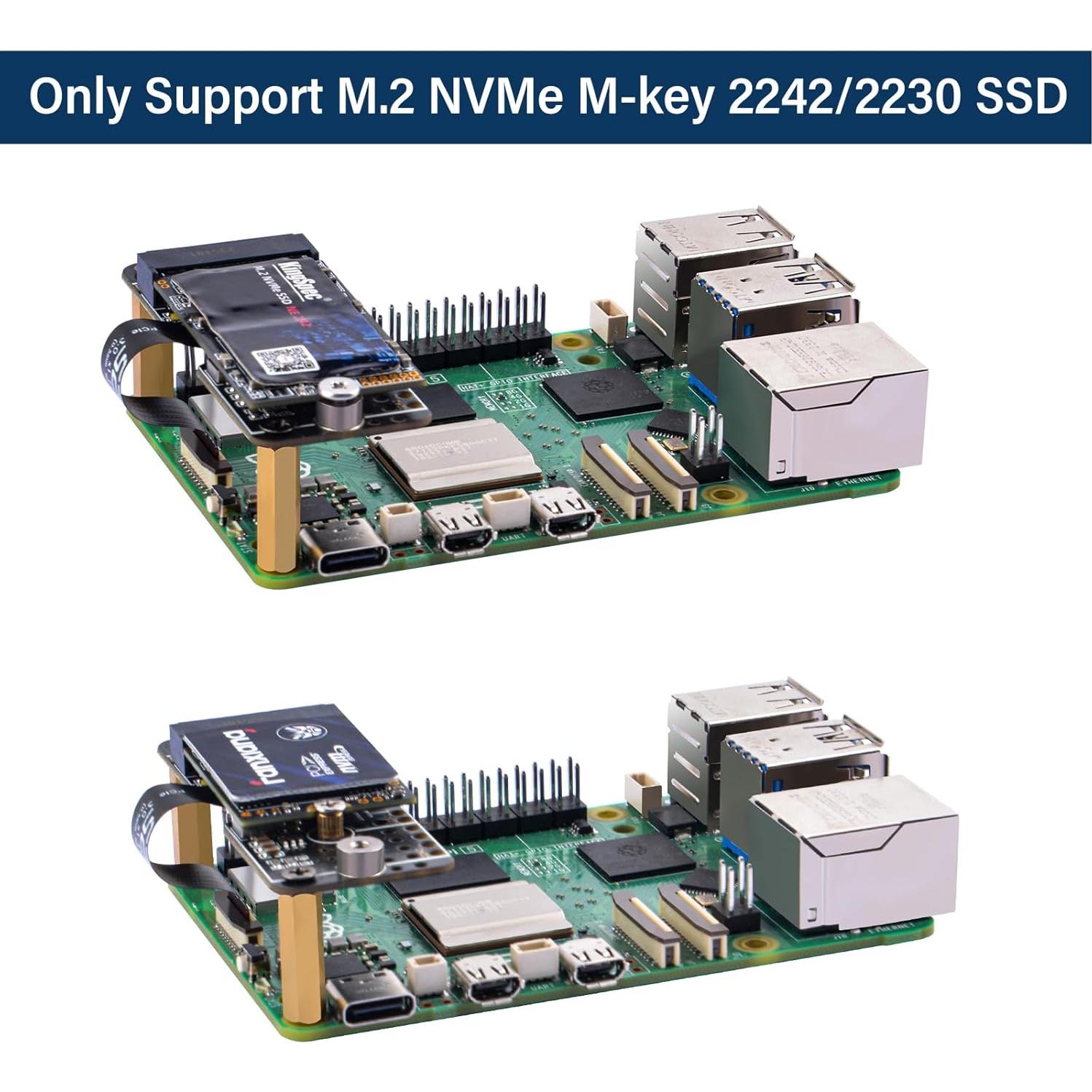 Placa Adaptadora GeeekPi N10 para SSD NVMe M.2 Raspberry Pi 5