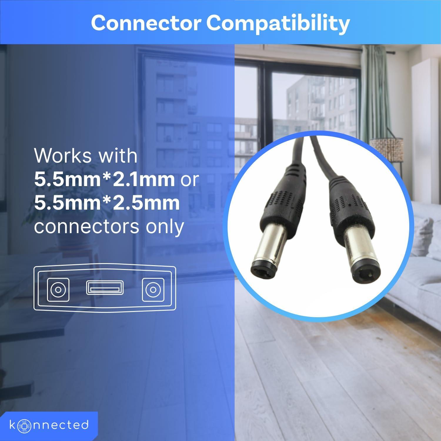 Batería de Respaldo UPS Konnected 7800mAh 12V DC