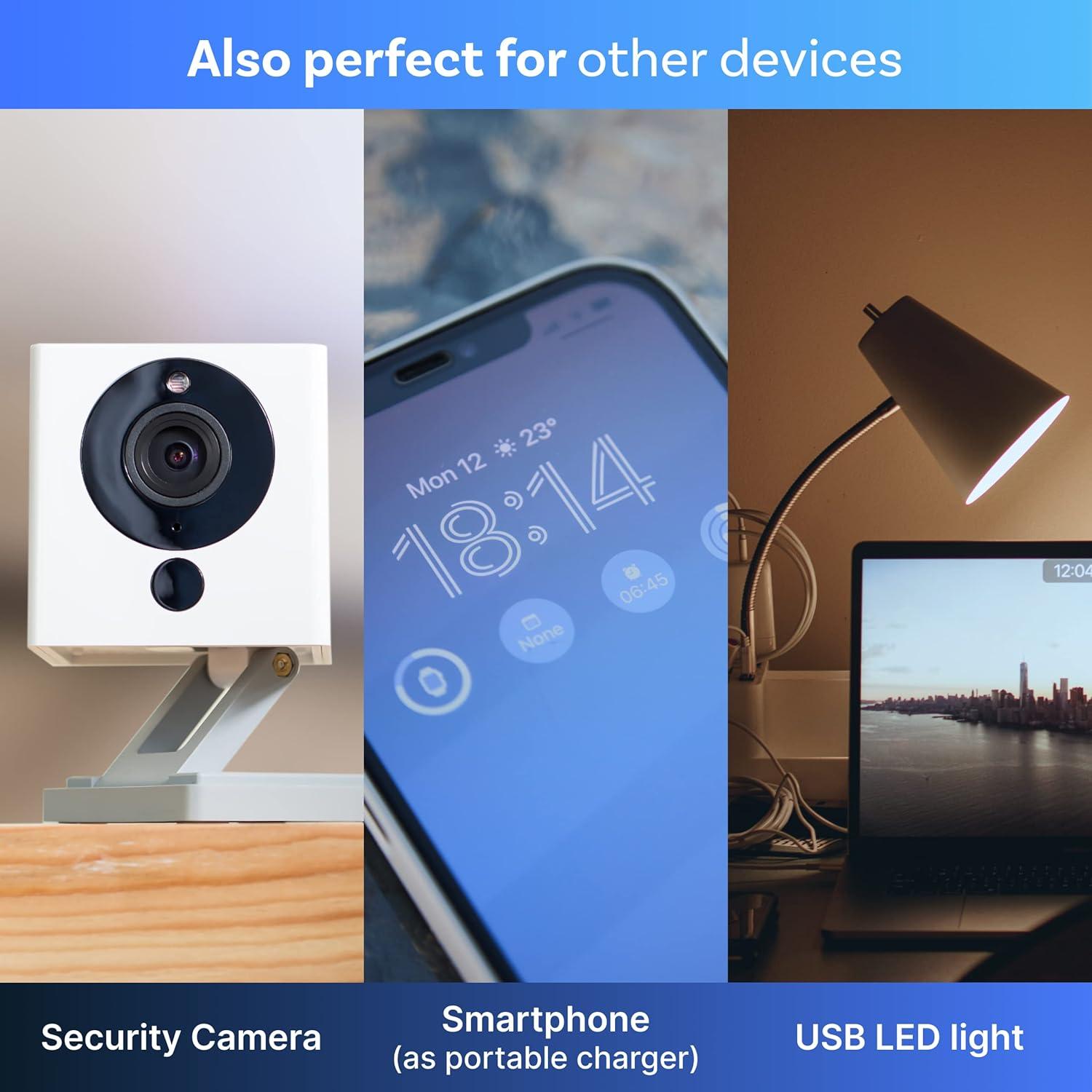 Batería de Respaldo UPS Konnected 7800mAh 12V DC