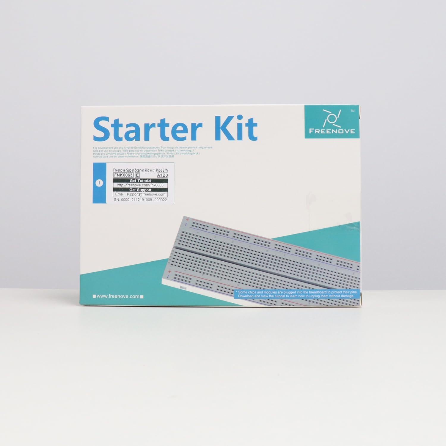 Kit de Inicio FREENOVE para Raspberry Pi Pico 2 W - 177 Artículos